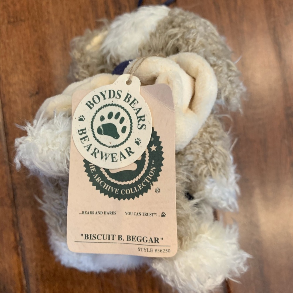 Boyd’s Bears Biscuit B Beggar Puppy Dog Plush - Picture 4 of 5